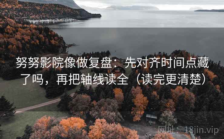 努努影院像做复盘：先对齐时间点藏了吗，再把轴线读全（读完更清楚）